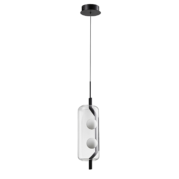 Светильник подвесной Arte Lamp Geneva A2341SP-2BK