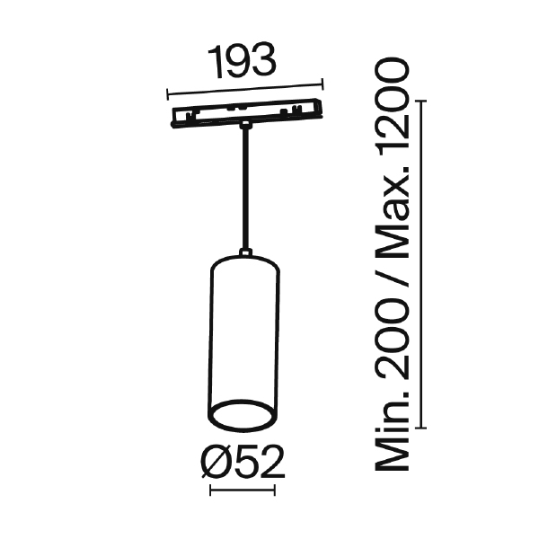 Трековый светильник Maytoni Focus LED Exility TR041-4-12WTW-DD-B