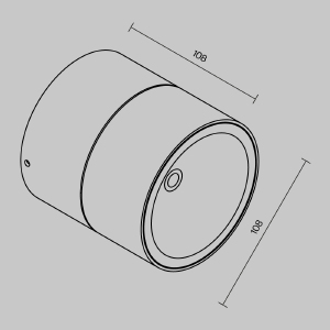 Накладной светильник Maytoni Spin O310CL-L12GF3K