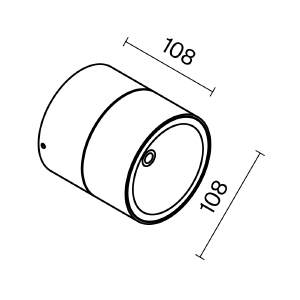 Накладной светильник Maytoni Spin O310CL-L12GF3K