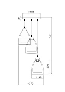 Светильник подвесной Freya Astery FR5375PL-03CH2