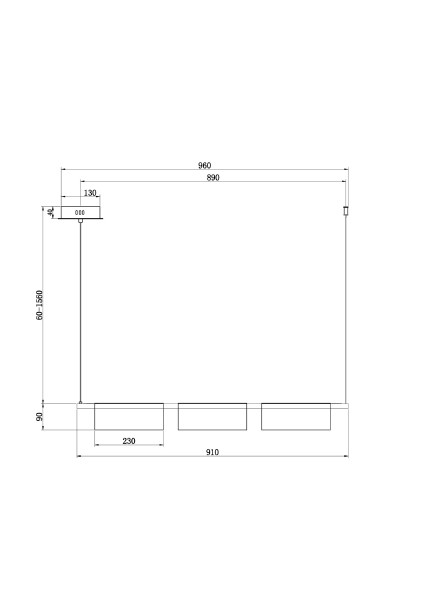 Светильник подвесной Freya Stick FR5395PL-L12B