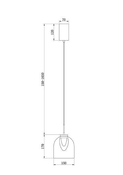 Светильник подвесной Freya Fume FR5399PL-L4BS1