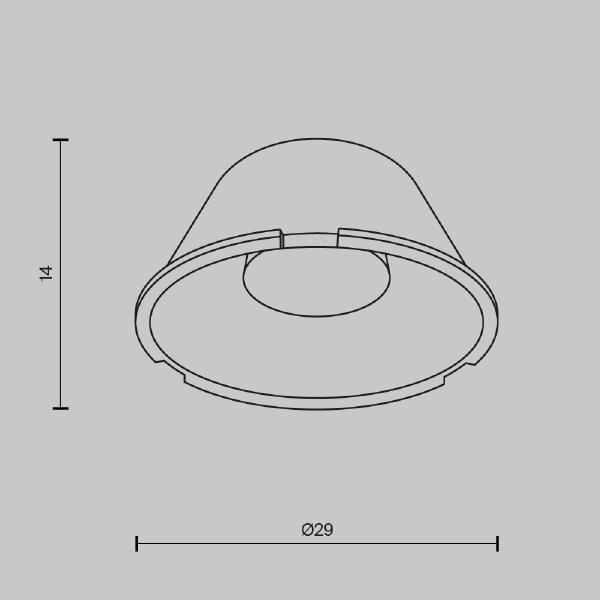 Линза Maytoni Downlight LensD29-50