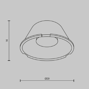 Линза Maytoni Downlight LensD29-50