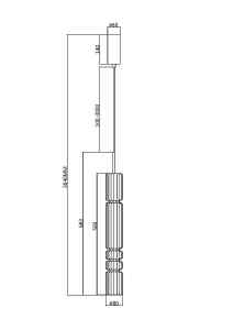 Светильник подвесной Maytoni Ordo MOD272PL-L12B3K