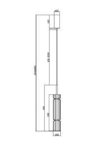 Светильник подвесной Maytoni Ordo MOD272PL-L12B3K1