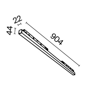 Трековый светильник Maytoni Basis Exility TR030-4-30WTW-DD-W