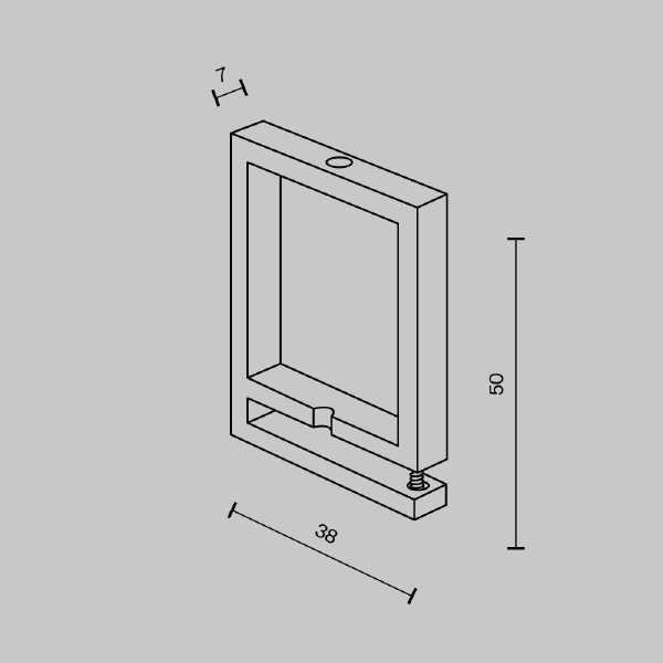 Крепеж для ремня Parity черный Maytoni Pendant system Parity TRA130BS-B