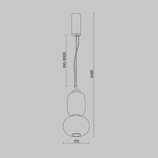 Светильник подвесной Maytoni Pattern MOD267PL-L18G3K