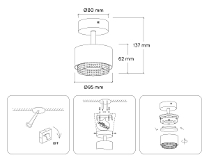 Светильник спот Ambrella Techno family TN71279