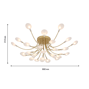 Потолочная люстра F-Promo Skein 4197-28C