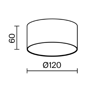 Светильник потолочный Maytoni Zon C032CL-12W3K-RD-MG