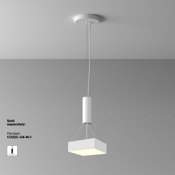 Светильник потолочный Maytoni Zon C032CL-24W3K-SQ-W