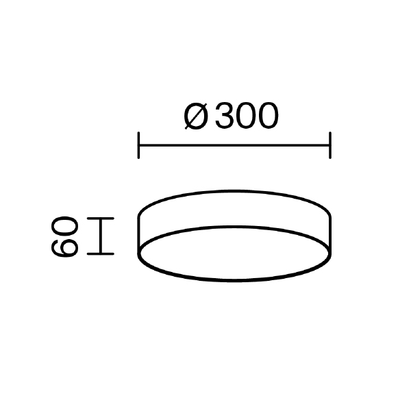 Светильник потолочный Maytoni Zon C032CL-36W3K-RD-W