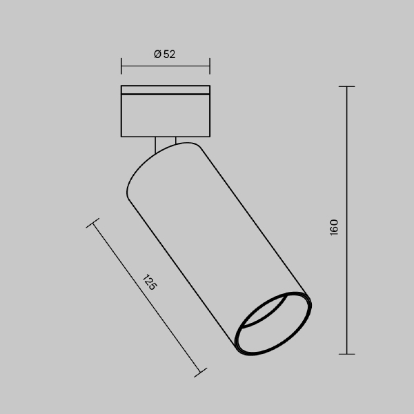 Светильник спот Maytoni FOCUS LED C055CL-L12W4K-W-BS