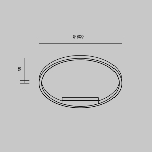 Светильник потолочный Maytoni Rim MOD058CL-L50BSK