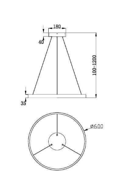 Подвесная люстра Maytoni Rim MOD058PL-L32WK