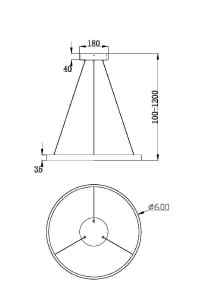 Подвесная люстра Maytoni Rim MOD058PL-L32WK