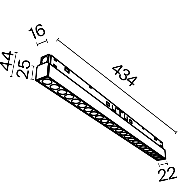 Трековый светильник Maytoni Points Exility TR031-4-24WTW-DD-W