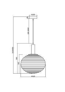 Светильник подвесной Maytoni Reels MOD268PL-01B