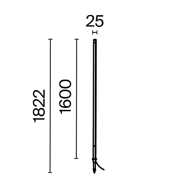 Грунтовый светильник Maytoni Pole O440FL-L24GF3K