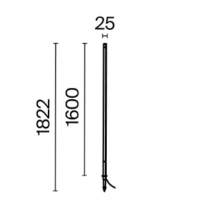 Грунтовый светильник Maytoni Pole O440FL-L24GF3K