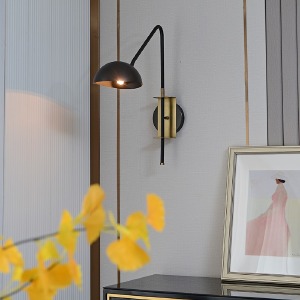 Настенное бра Delight Collection Wall lamp MT9049-1WB black/bronze