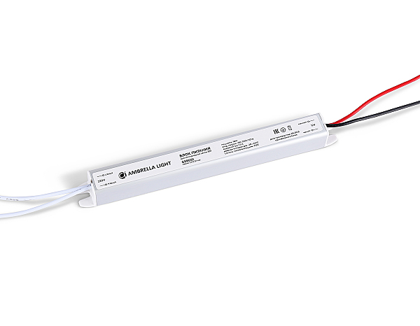 Блок питания ультратонкий для светодиодной ленты 12V 18W Ambrella LED Driver 12V GS8601