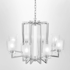 Подвесная люстра Lumina Deco Manhattan LDP 8012-8 CHR