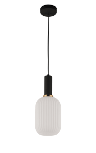 Светильник подвесной Lumina Deco Rico LDP 1218-1 WT+BK