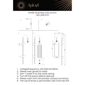 Настенное бра Aployt Arian APL.325.01.01