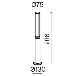 Уличный наземный светильник Maytoni Lit O593FL-L12GF3K