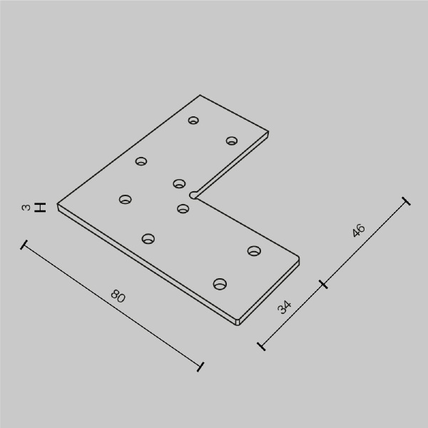 Соединитель угловой для накладного шинопровода Gravity Maytoni Accessories for tracks Gravity TRA010CL-21