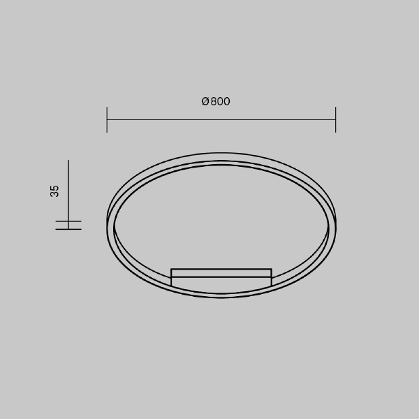 Светильник потолочный Maytoni Rim MOD058CL-L50BK