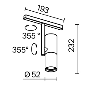 Трековый светильник Maytoni Elti Exility TR005-2-12W3K-BW