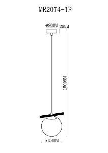 Светильник подвесной MyFar Francis MR2074-1P