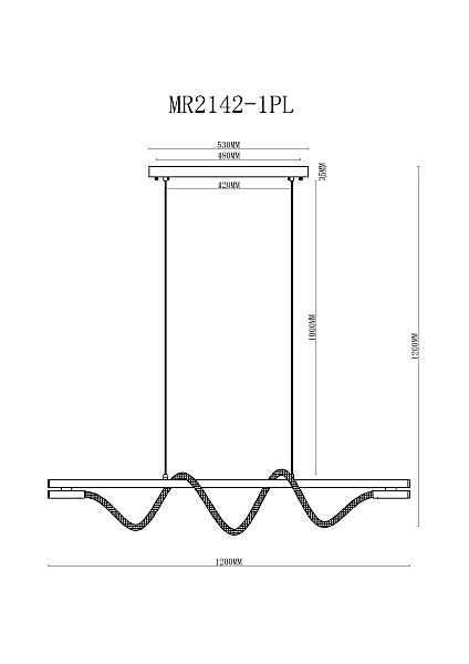 Светильник подвесной MyFar Kenneth MR2142-1PL