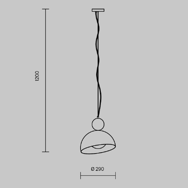 Светильник подвесной Freya Bowl FR5439PL-01W