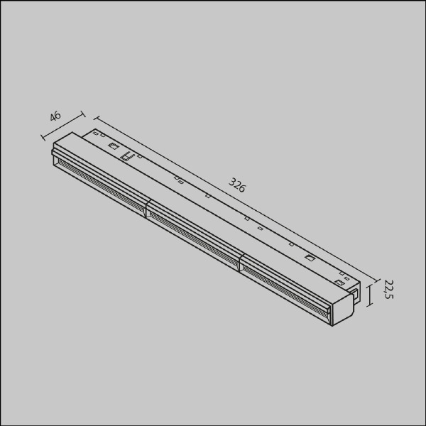 Трековый светильник Maytoni Parete TR106-4-18W-DS-W