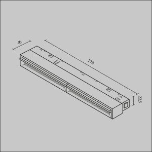 Трековый светильник Maytoni Parete TR106-4-12W-DS-W