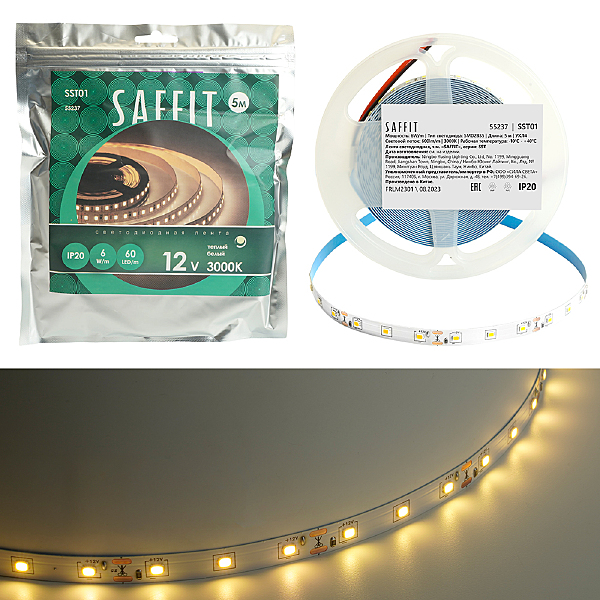 LED лента Saffit SST01 55237