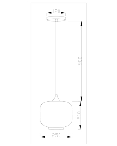 Светильник подвесной Moderli Teen V2131-P