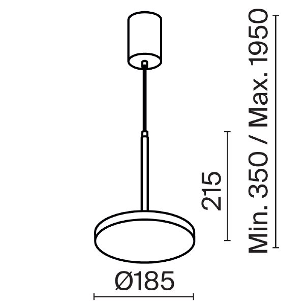 Светильник подвесной Maytoni Plato P076PL-L12W3K-W