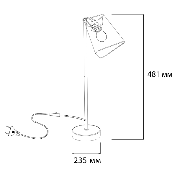 Настольная лампа Escada Hall 10185/L White