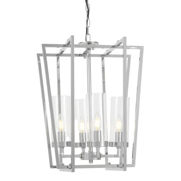 Подвесная люстра Lumina Deco Afres LDP 1246-4 CHR