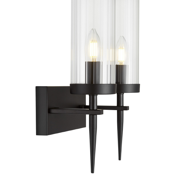 Настенное бра Lumina Deco Moratti LDW 8022-2 BK+PR