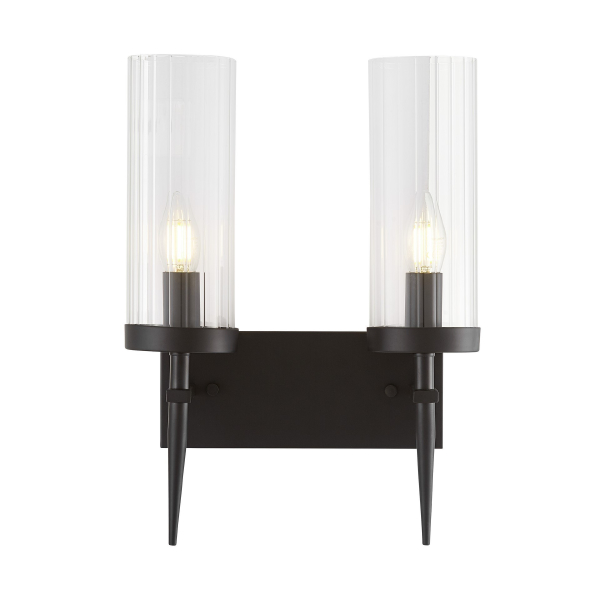 Настенное бра Lumina Deco Moratti LDW 8022-2 BK+PR