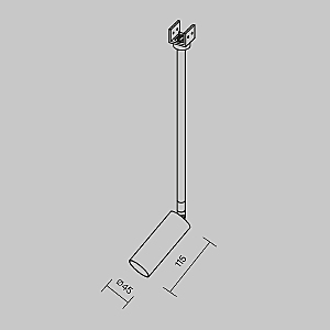 Трековый светильник Maytoni Focus O-TR01-2-P-8WB3K