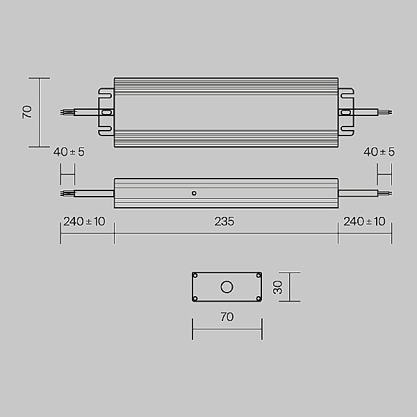 Блок питания Maytoni Power Supply Magnetic PSL008-150W-48V-IP67